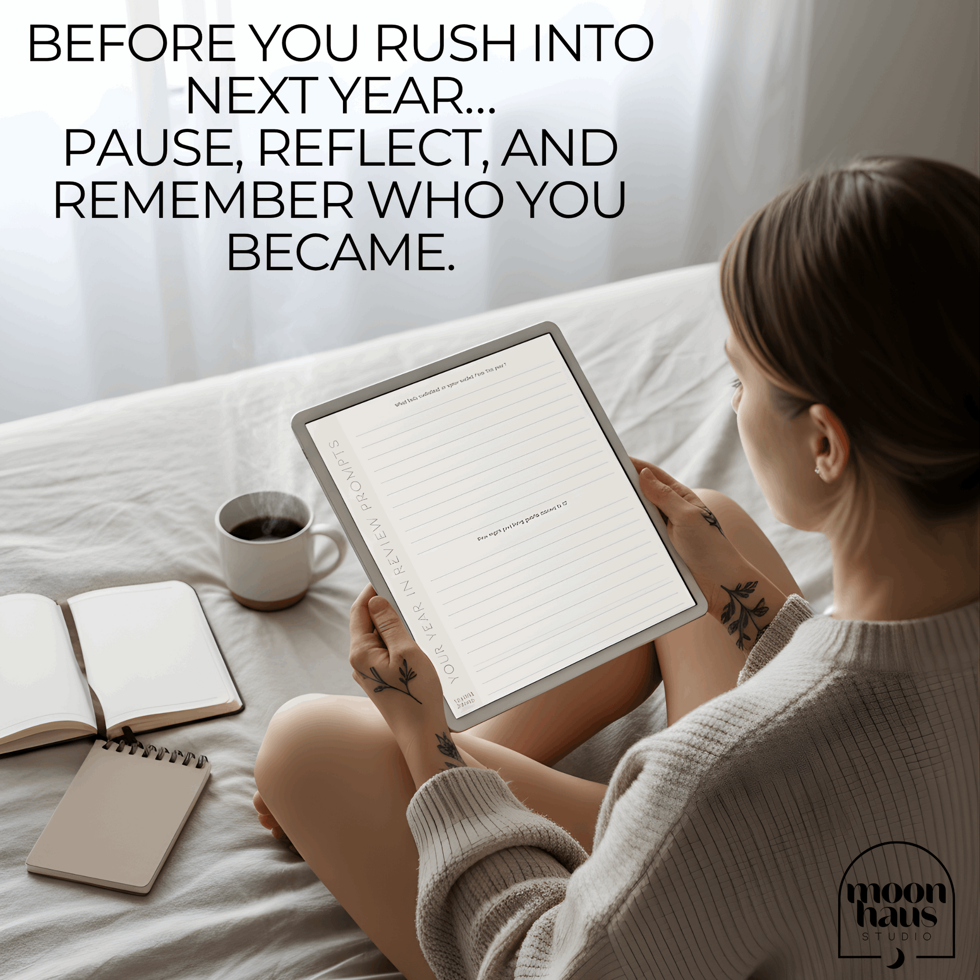 Your Year In Review: A Reflective Journal, 46 Pages PDF with Bonus