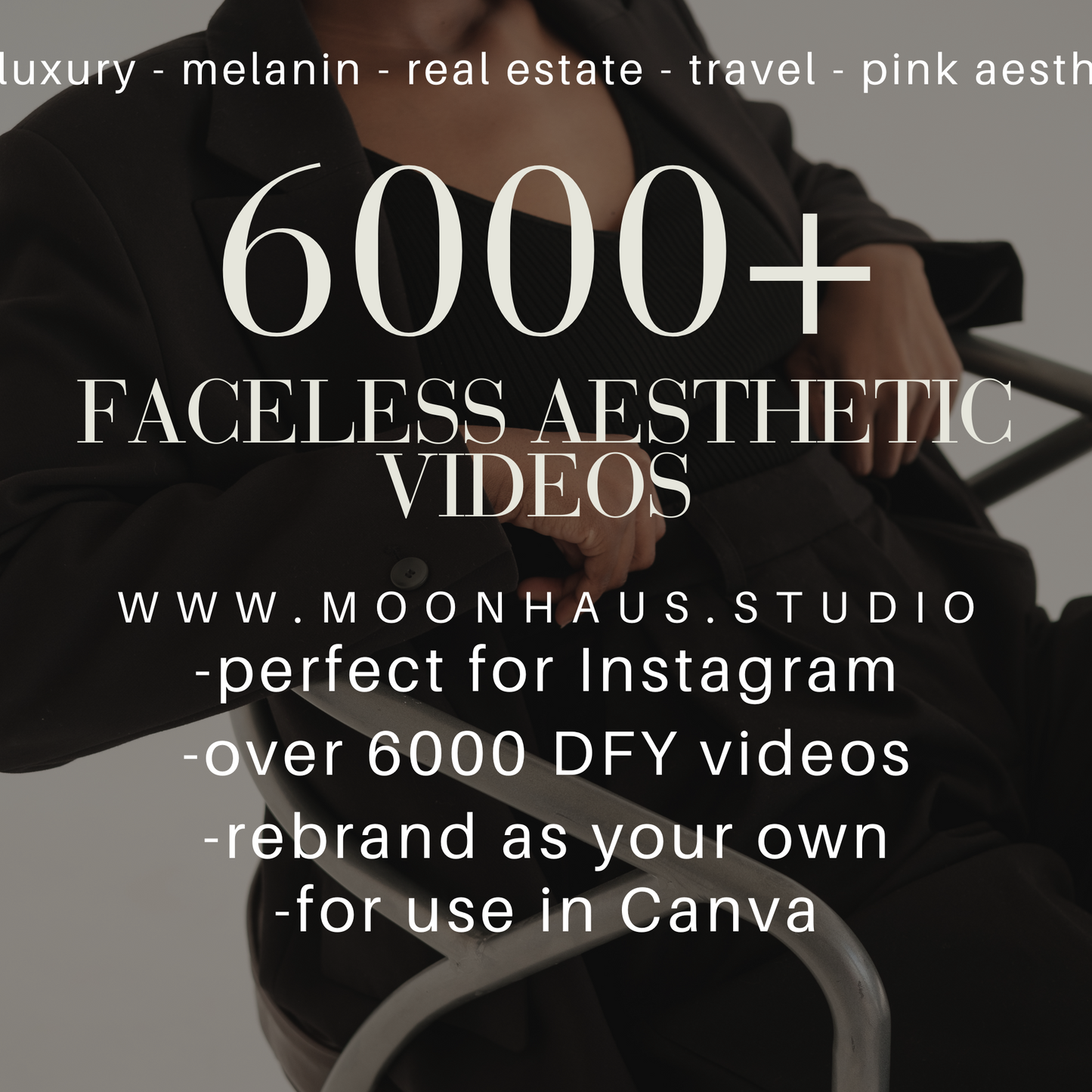 faceless aesthetic digital marketing bundle: 6000+ videos/reels & digital marketing course with MMR and PLR