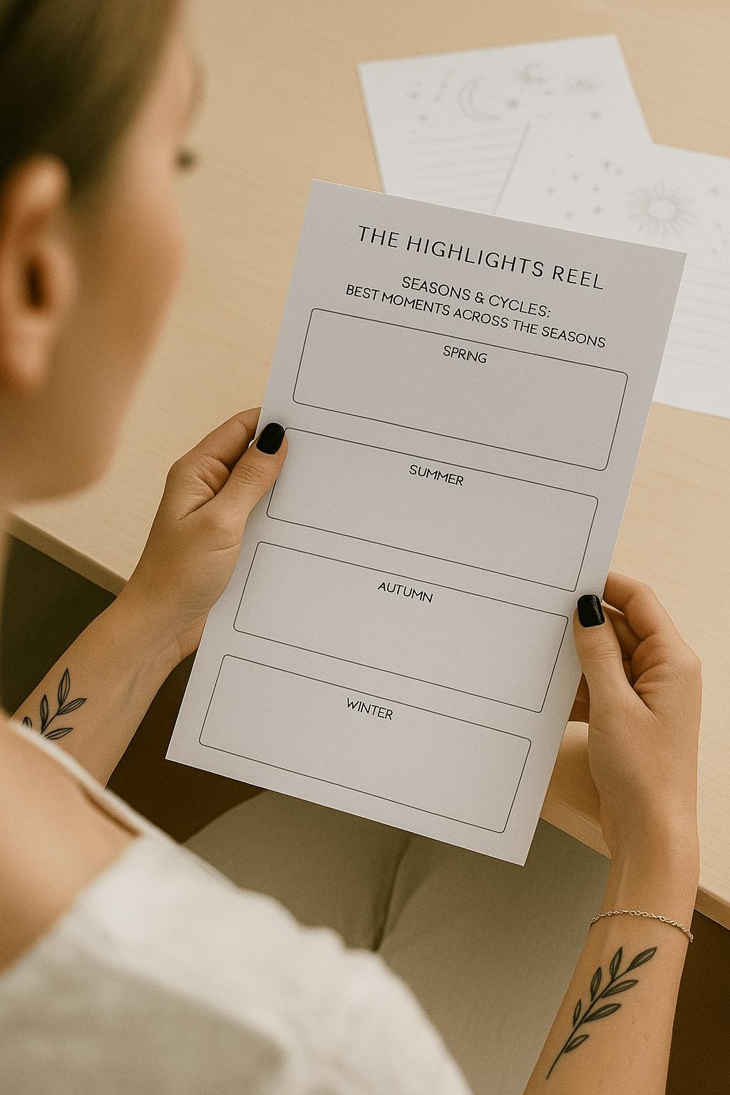 Your Year In Review: A Reflective Journal, 46 Pages PDF with Bonus
