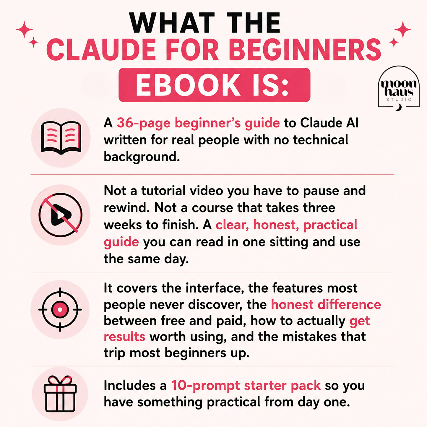 AI for Beginners: Getting Started with Claude | Prompt Guide | ChatGPT Digital Ebook