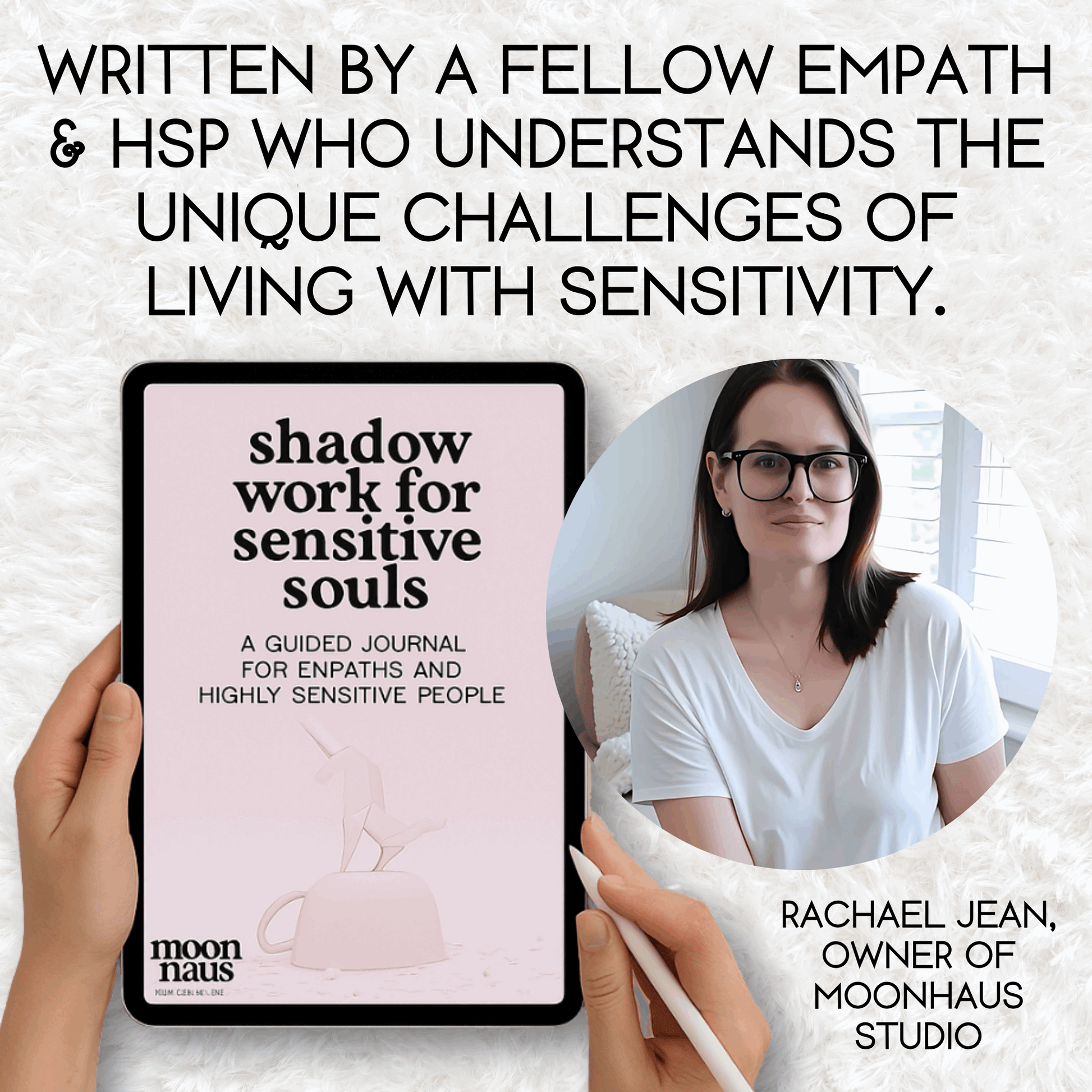 Shadow Work Journal Ebook for Empaths & Highly Sensitive People - guidebook, workbook | printable digital PDF | inner child, trauma healing