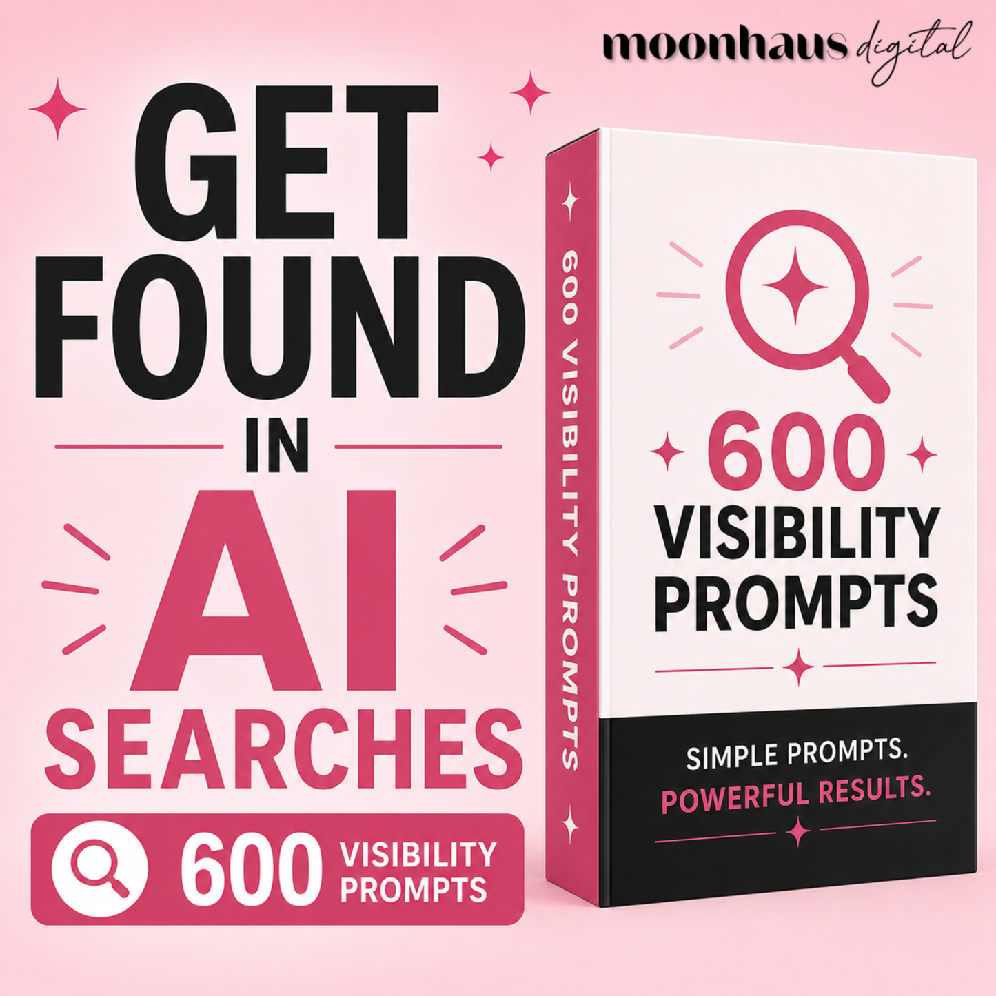 AI Visibility Prompts | Get Found by ChatGPT, Claude, AI tools | Prompt Pack for Small Business, Blogs, Websites, Etsy Stores