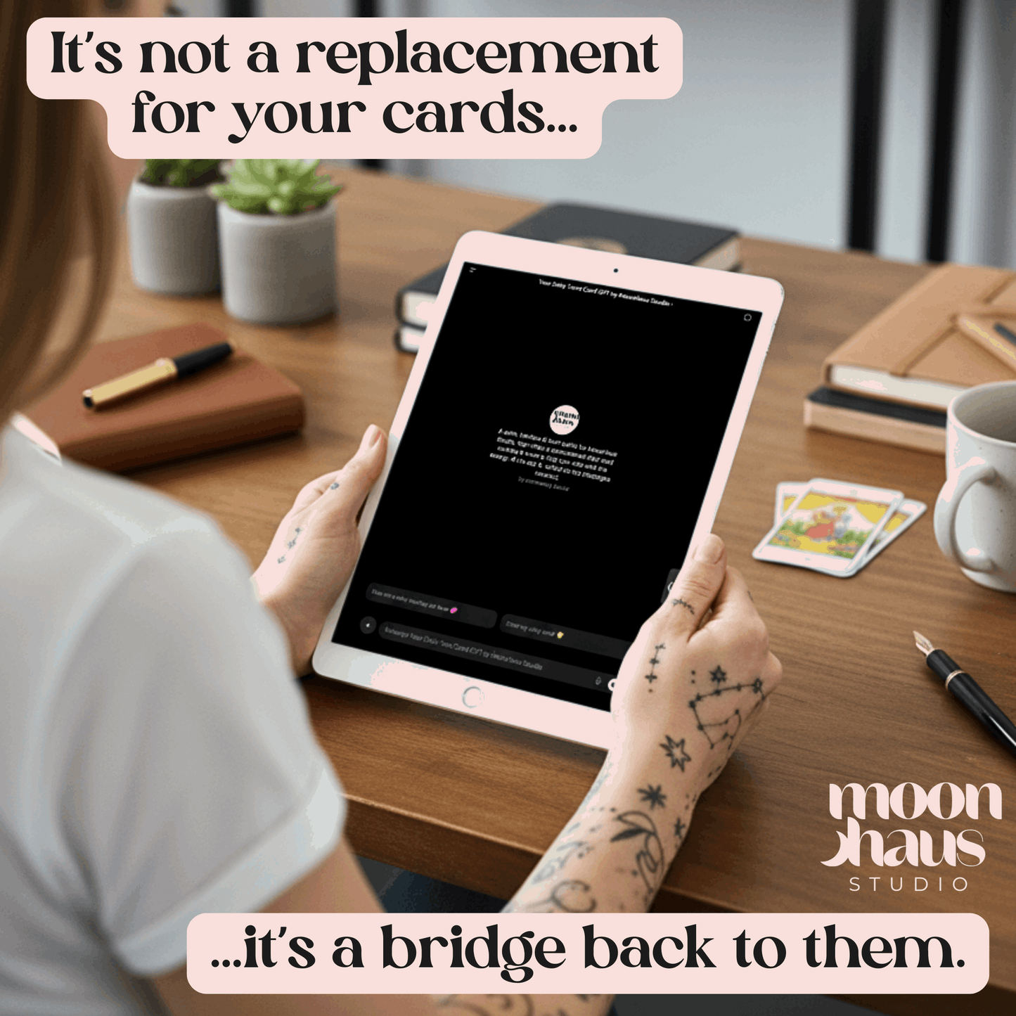 Daily Tarot Card GPT — Daily Readings, Tarot Card Meanings, Tarot Spreads | Free digital tool by MoonHaus Studio