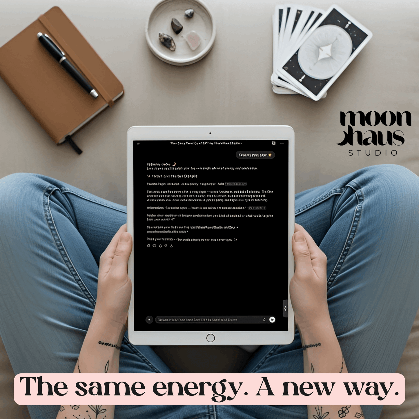 Daily Tarot Card GPT — Daily Readings, Tarot Card Meanings, Tarot Spreads | Free digital tool by MoonHaus Studio