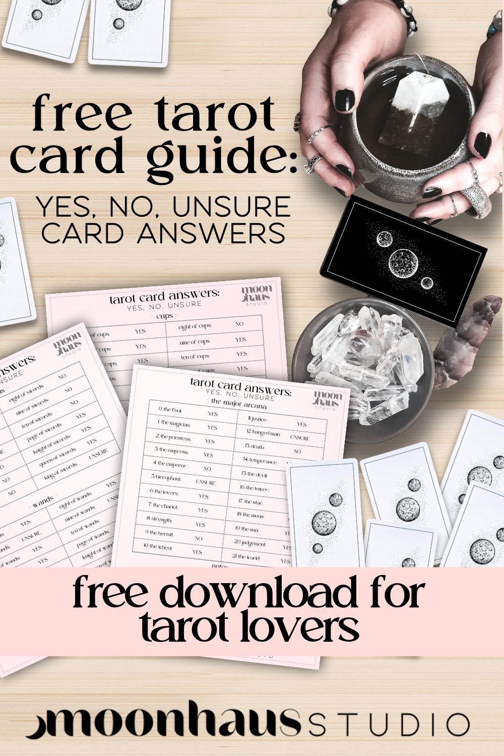 tarot yes/no answers - tarot cheat sheet