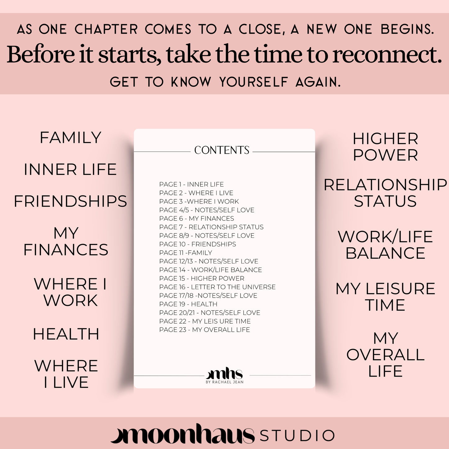 The Journal Of Me: Insight, Self-discovery, & Reflection | Aesthetic Journal & Mindful Colouring, 35 Pages | Printable & Digital PDF