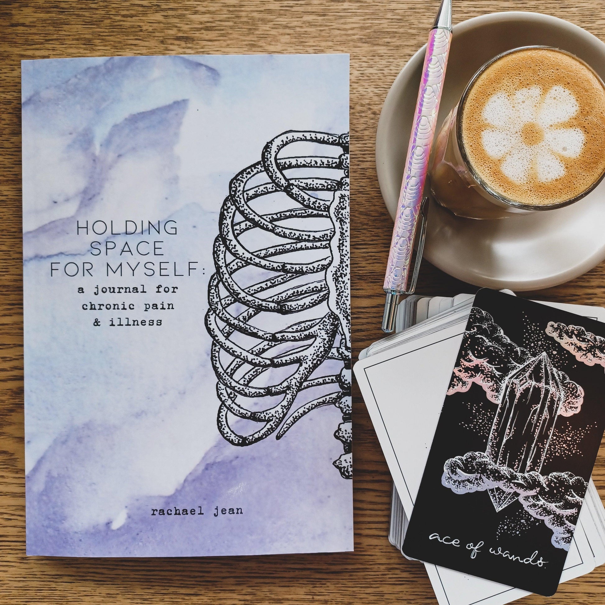 disability, pain, fibromyalgia journal: Holding Space for Myself: a journal for chronic pain and illness