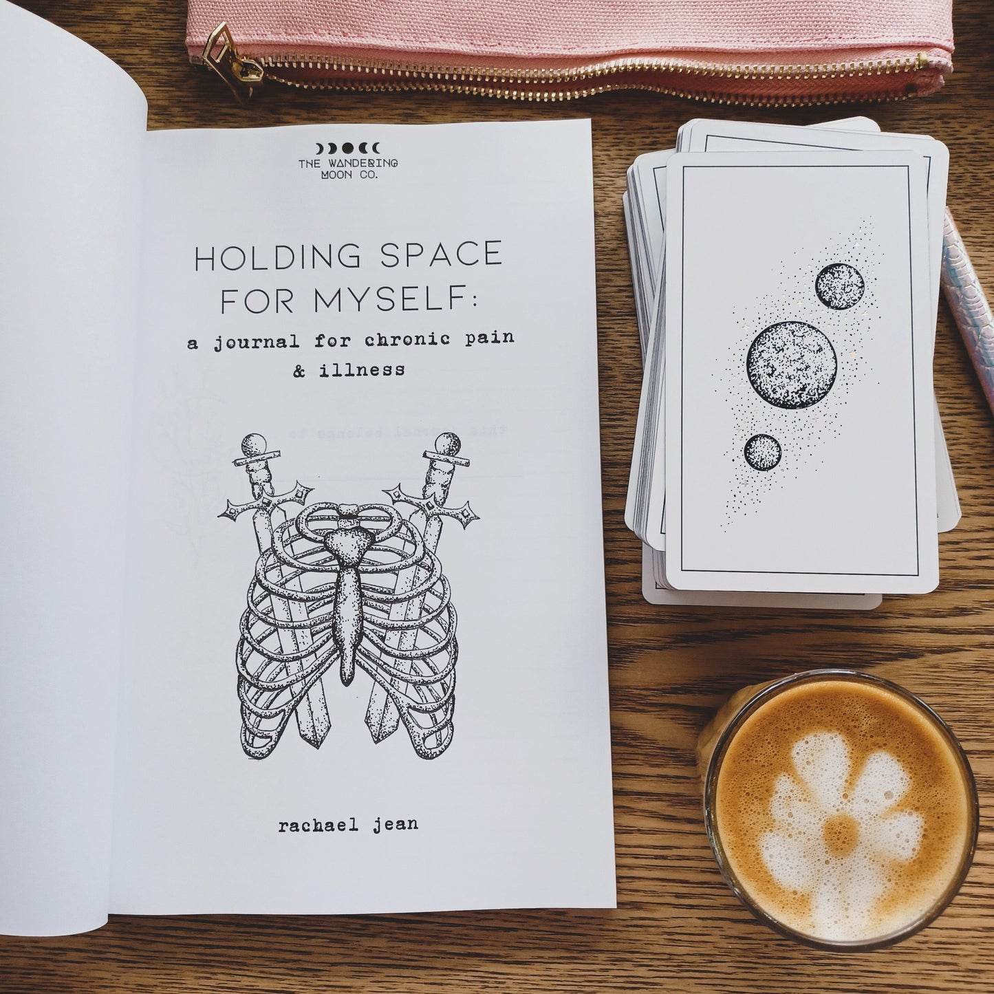 disability, pain, fibromyalgia journal: Holding Space for Myself: a journal for chronic pain and illness