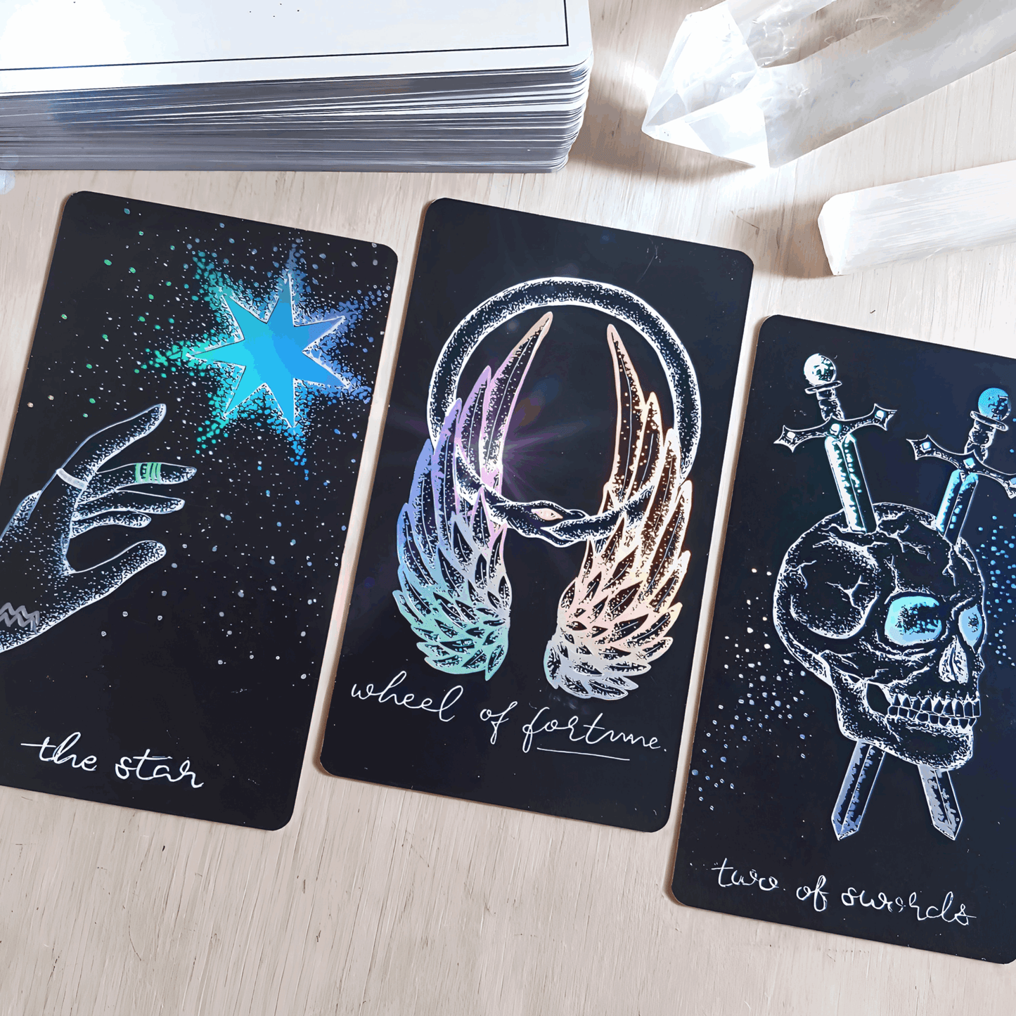 cards from the midnight sky tarot deck 