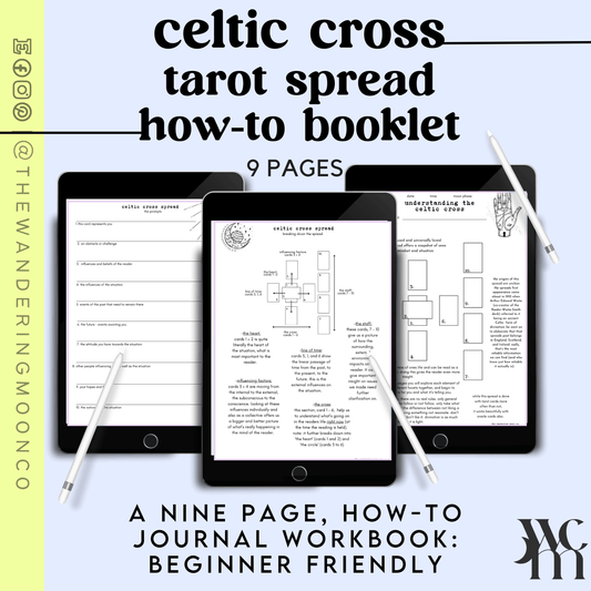 Celtic Cross How-To tarot spread journal pages